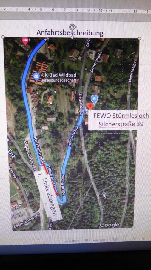 Stuermlesloch Leilighet Bad Wildbad Eksteriør bilde
